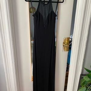 Black Bebe maxi dress